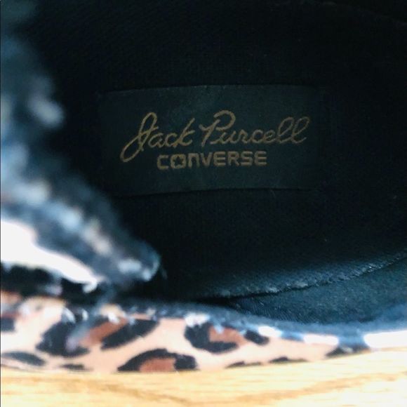Converse Jack Purcell Animal Print Sneaker | Size 7 Womens - Picture 3 of 7